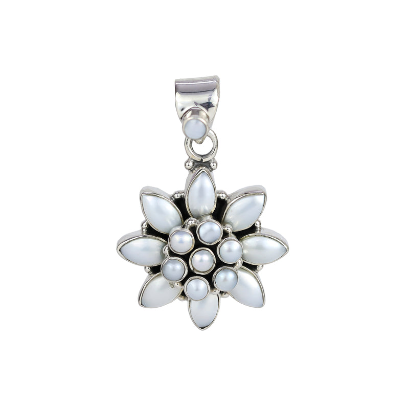 925 Sterling Silver Pearl Pendant SSP255