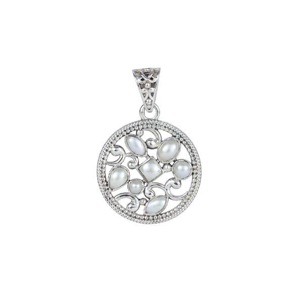 Sterling Silver Pearl Pendant SSP246