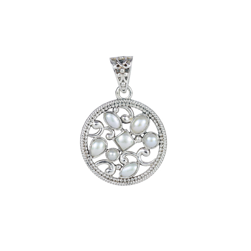 Sterling Silver Pearl Pendant SSP246