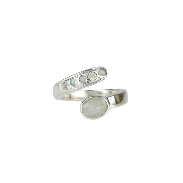 Sterling Silver Moonstone Ring SSR160