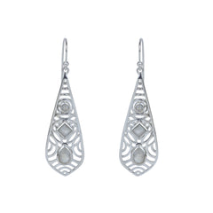 Sterling Silver Moonstone Earrings SSER276