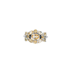 Sterling Silver Citrine Ring SSR295