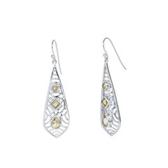 Sterling Silver Citrine Earrings SSER276