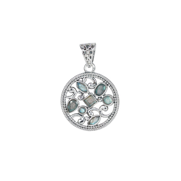 Sterling Silver Labradorite Pendant SSP246