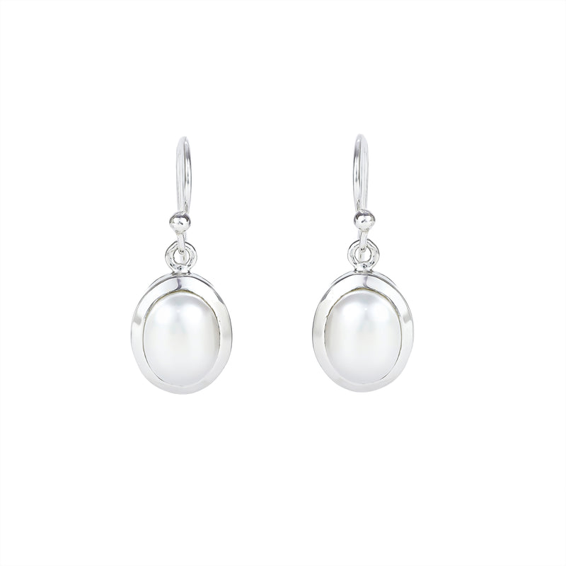 Sterling Silver Pearl Earrings SSER163