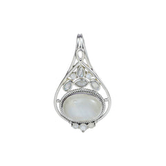 925 Sterling Silver Moonstone Pendant SSP254