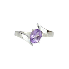 Sterling Silver Amethyst Ring SSR158