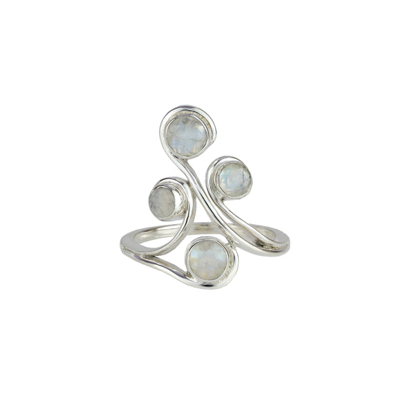 Sterling Silver Moonstone Ring SSR188