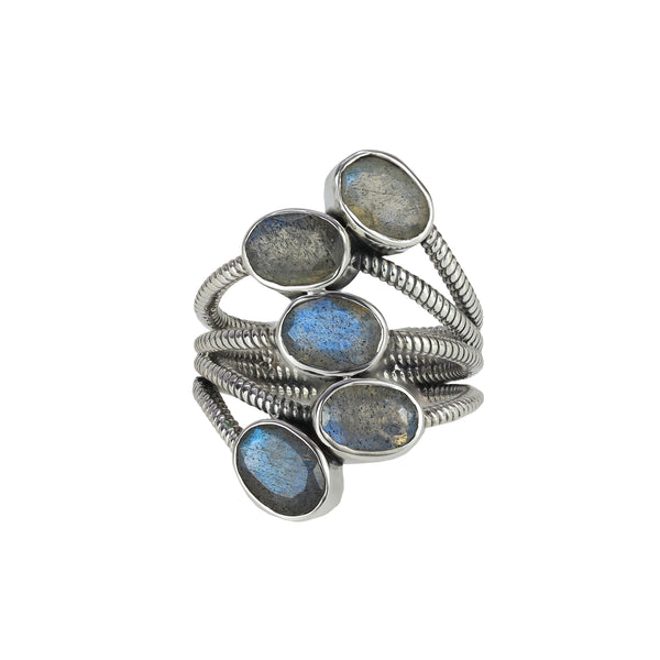 Sterling Silver Labradorite Ring SSR145