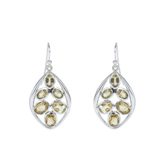 Sterling Silver Citrine Earrings SSER11