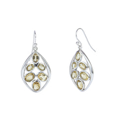 Sterling Silver Citrine Earrings SSER11