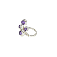 Sterling Silver Amethyst Ring SSR188
