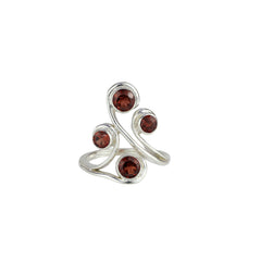 Sterling Silver Garnet Ring SSR188