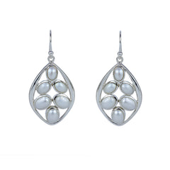Sterling Silver Pearl Earrings SSER11