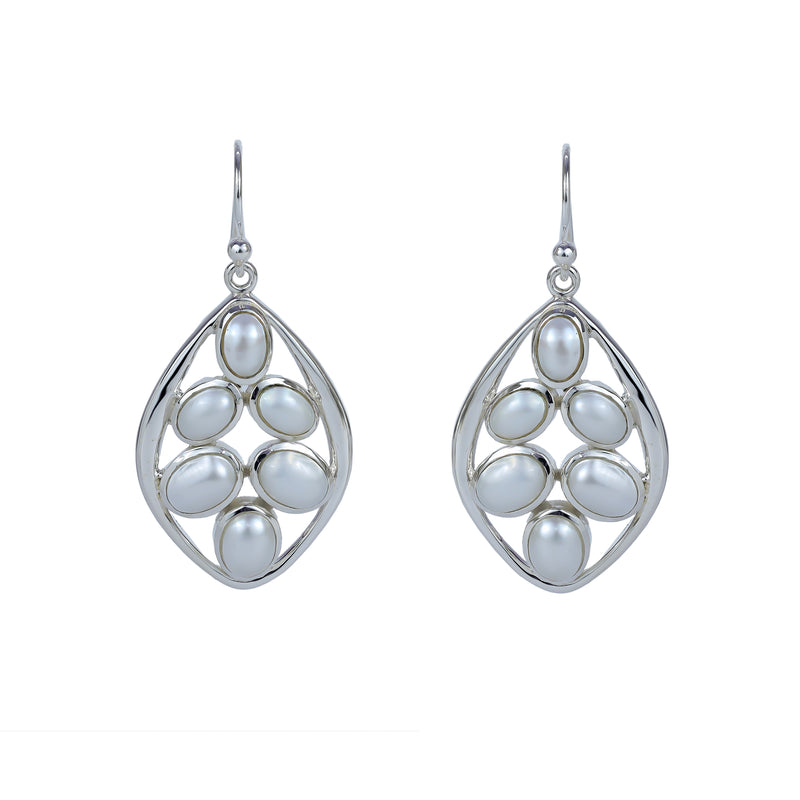 Sterling Silver Pearl Earrings SSER11