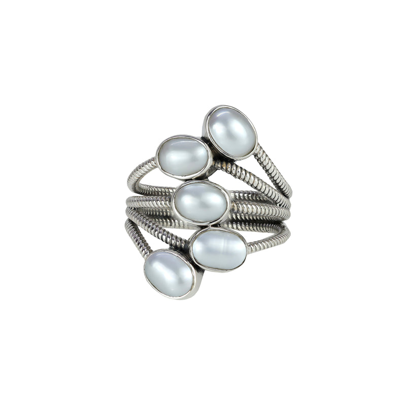 Sterling Silver Pearl Ring SSR145