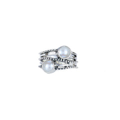Sterling Silver Pearl Ring SSR96