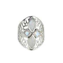 Sterling Silver Moonstone Ring SSR49