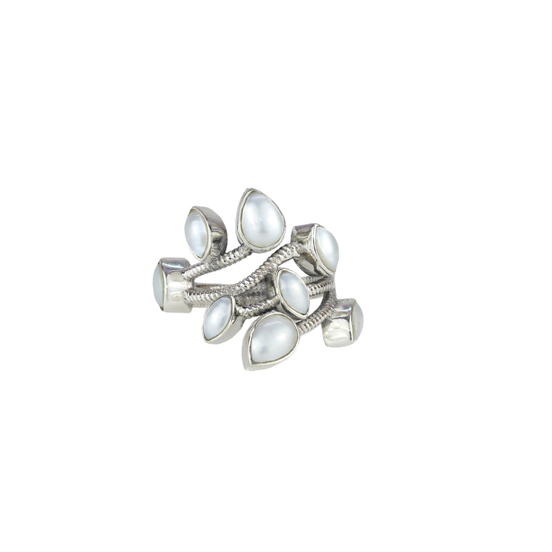 Sterling Silver Pearl Ring SSR128