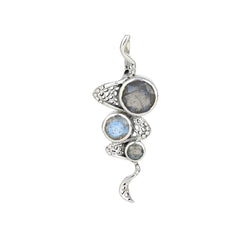 Sterling Silver Labradorite Pendant SSP52