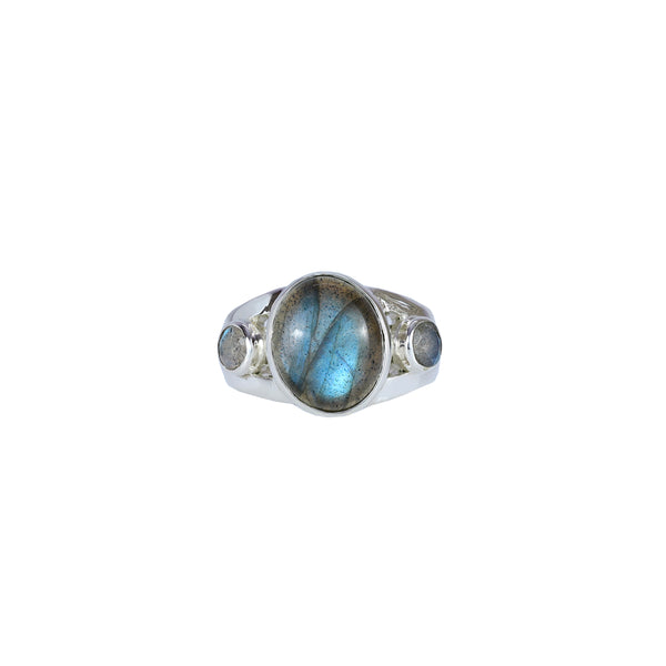 Sterling Silver Labradorite Ring SSR208