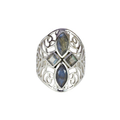 Sterling Silver Labradorite Ring SSR49