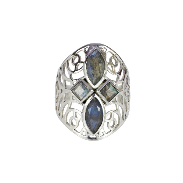 Sterling Silver Labradorite Ring SSR49