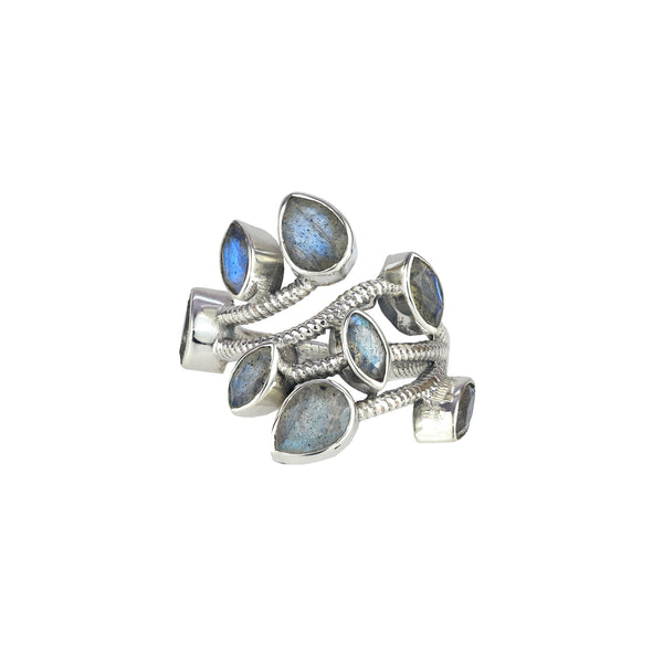 Sterling Silver Labradorite Ring SSR128