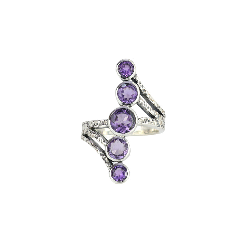 Sterling Silver Amethyst Ring SSR139
