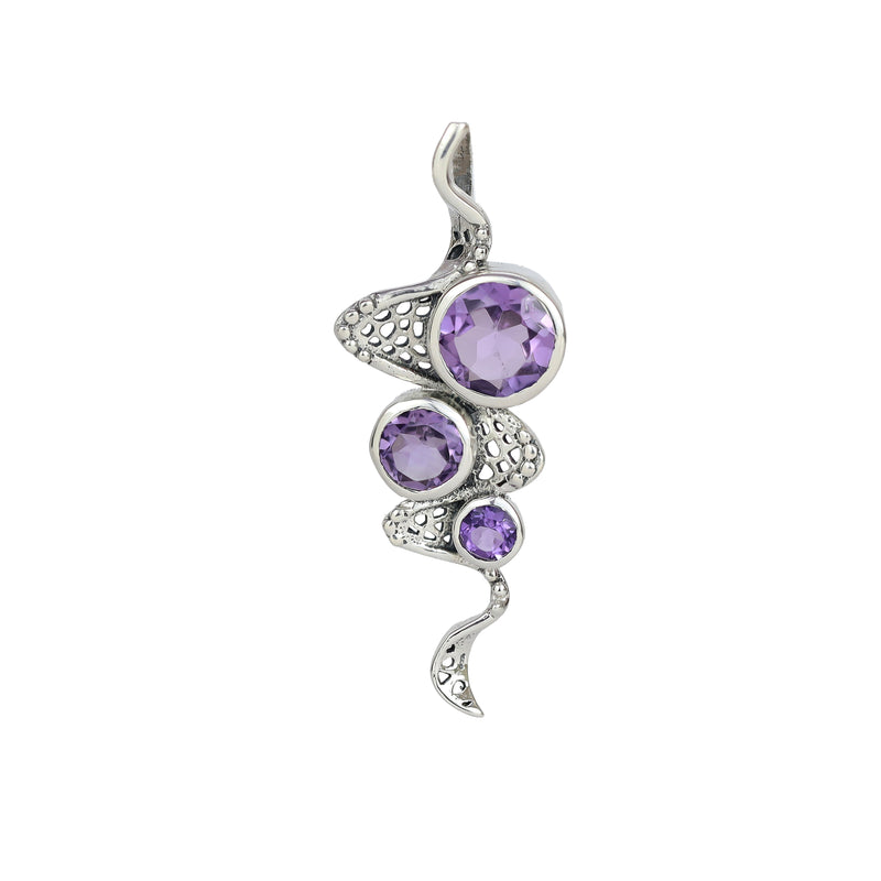 Sterling Silver Amethyst Pendant SSP52