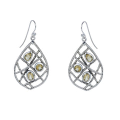 Sterling Silver Citrine Earrings SSER56