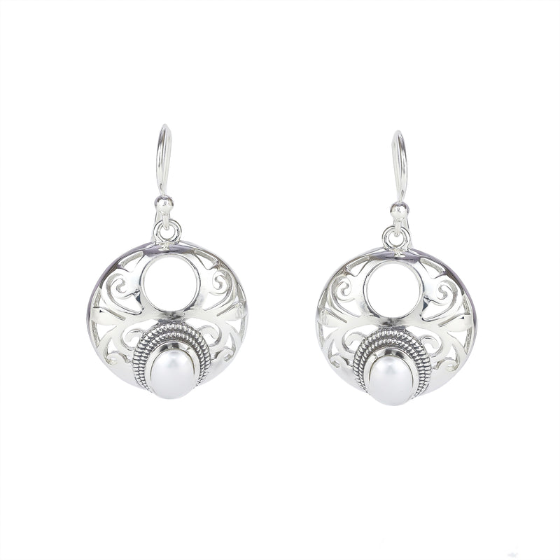Sterling Silver Pearl Earrings SSER275