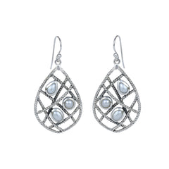 Sterling Silver Pearl Earrings SSER56