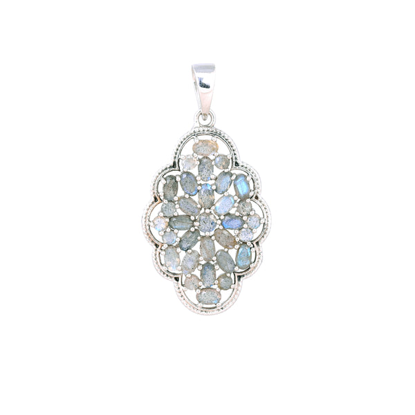 Sterling Silver Labradorite Pendant SSP234