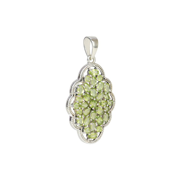 Sterling Silver Peridot Pendant SSP234