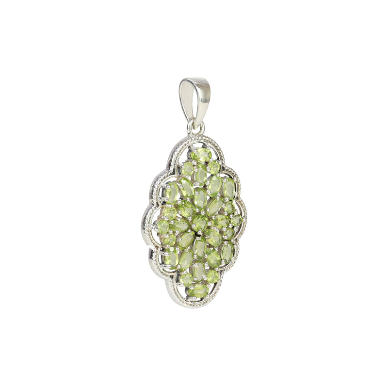 Sterling Silver Peridot Pendant SSP234