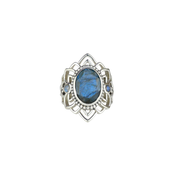 Sterling Silver Labradorite Ring SSR184