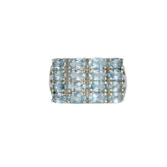 Sterling Silver Blue Topaz Ring SSR69