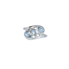 Sterling Silver Blue Topaz Ring SSR426