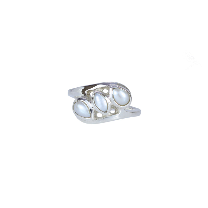 Sterling Silver Pearl Ring SSR426