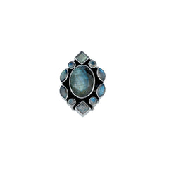925 Sterling Silver Gemstone Rings 8 variations of Gemstone, SSR427