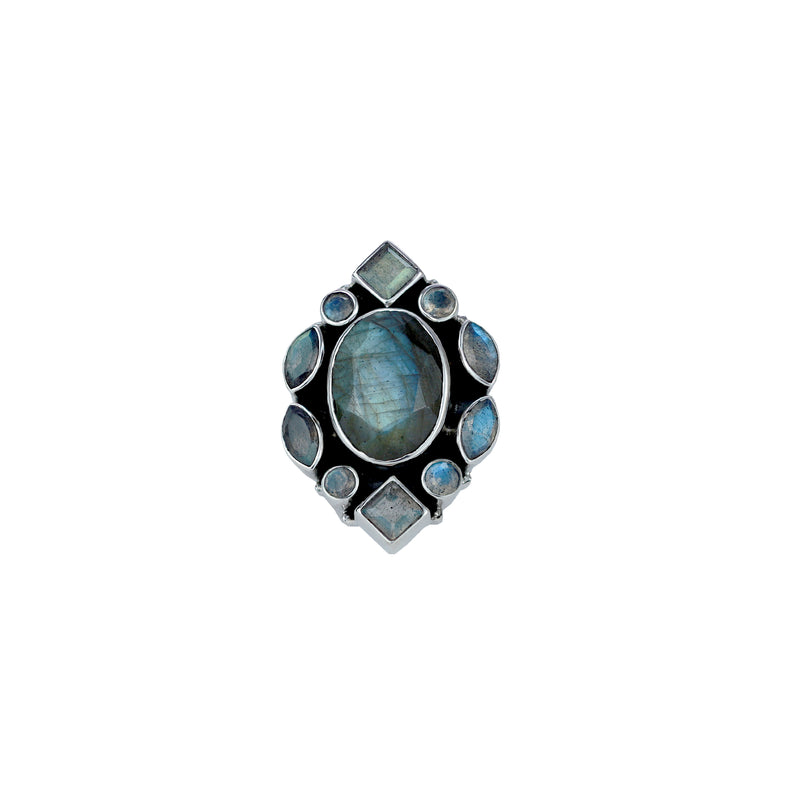 925 Sterling Silver Gemstone Rings 8 variations of Gemstone, SSR427