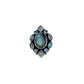 925 Sterling Silver Gemstone Rings 8 variations of Gemstone, SSR427