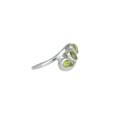 Sterling Silver Peridot Ring SSR426