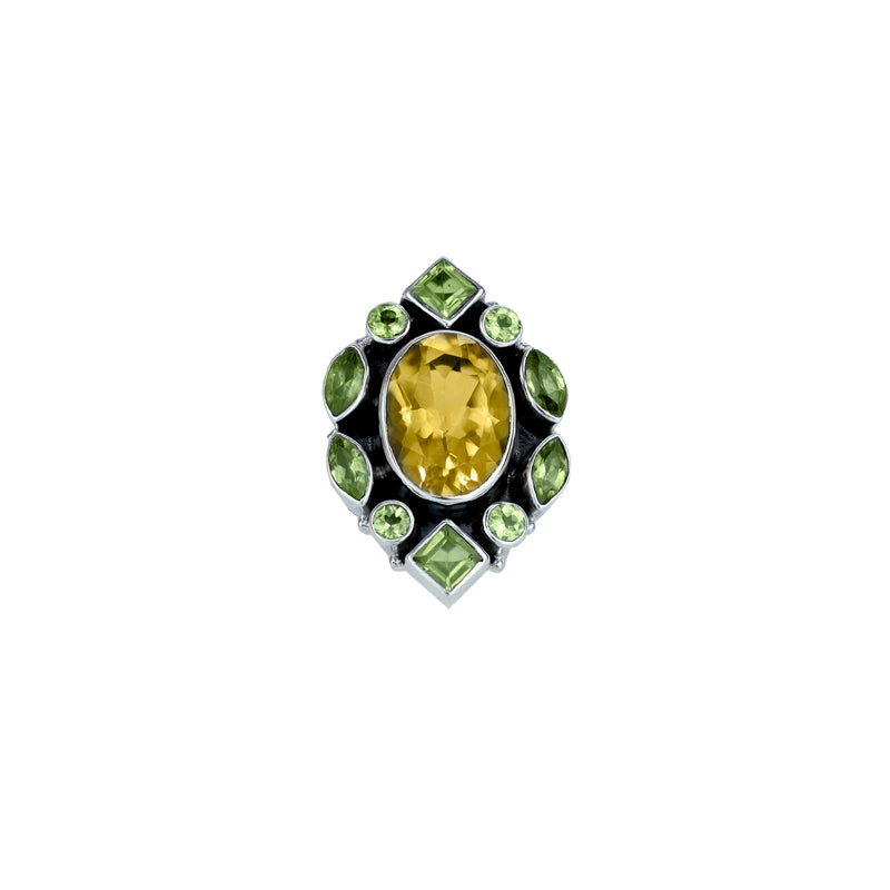 925 Sterling Silver Gemstone Rings 8 variations of Gemstone, SSR427