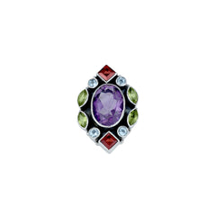 925 Sterling Silver Gemstone Rings 8 variations of Gemstone, SSR427