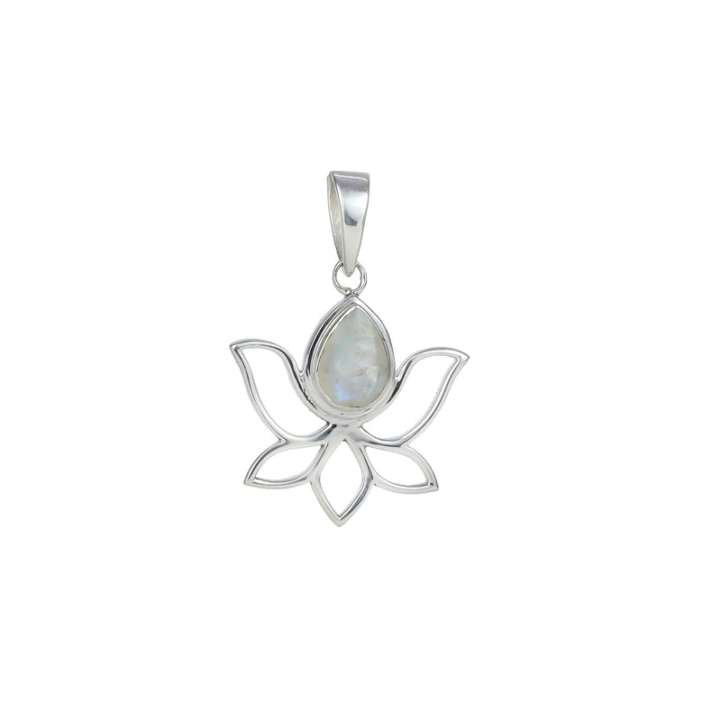 Sterling Silver Moonstone Pendant SSP136