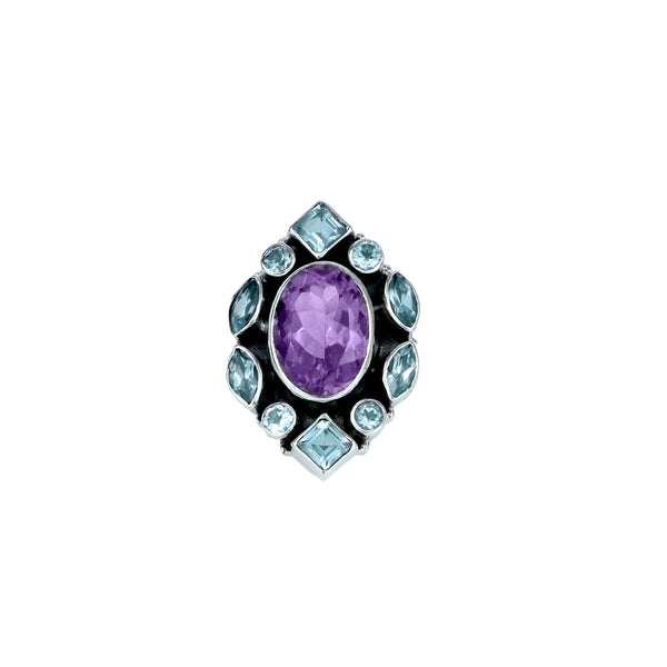 925 Sterling Silver Gemstone Rings 8 variations of Gemstone, SSR427