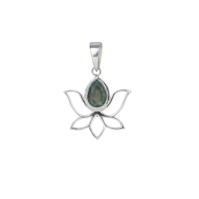 Sterling Silver Labradorite Pendant SSP136