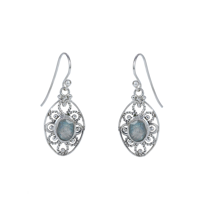 Sterling Silver Labradorite Earrings SSER274